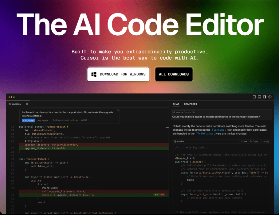 Cursor AI Product Details