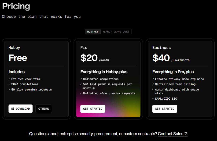 Cursor AI Product Details