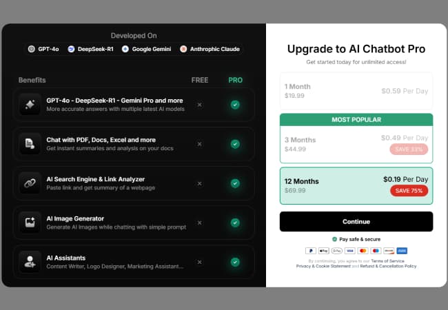 Chat Ask AI Product Details