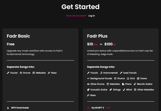Fadr Product Details