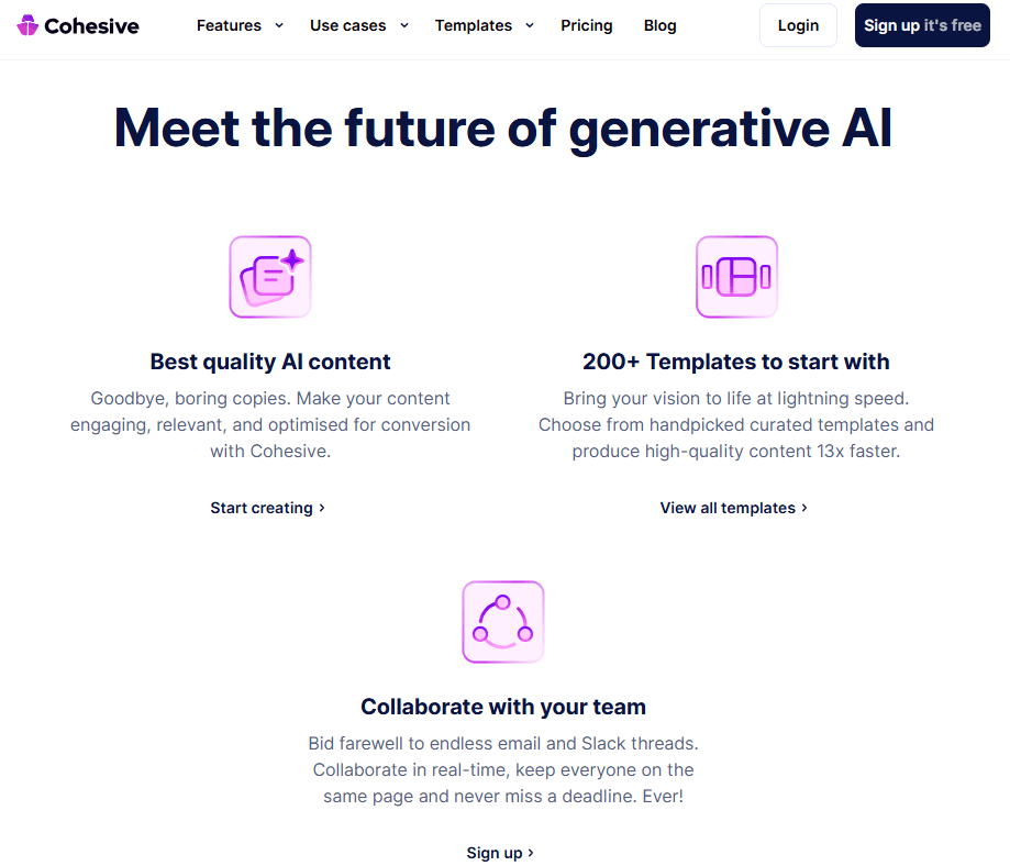 Cohesive Product Details