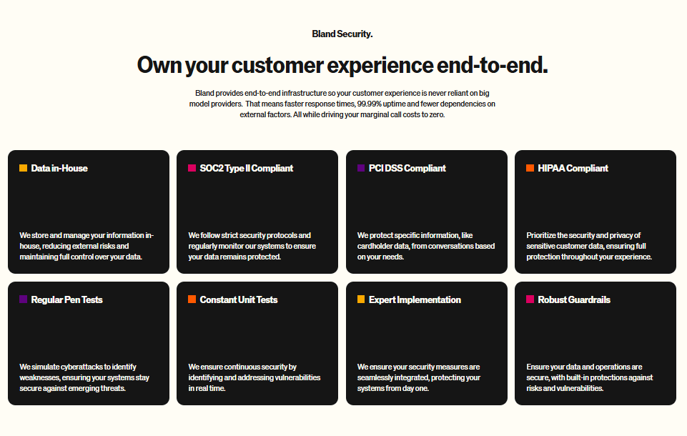 Bland AI Product Details