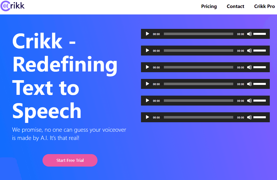 Crikk Product Details