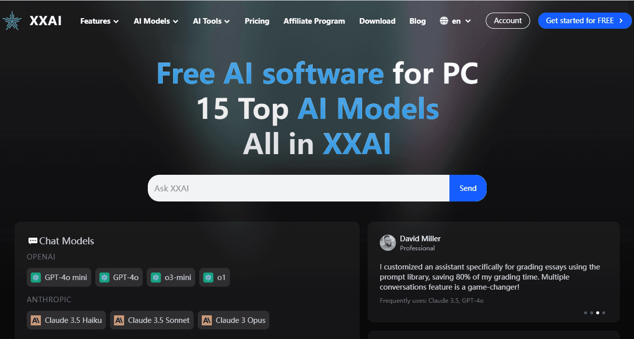Xxai Product Details