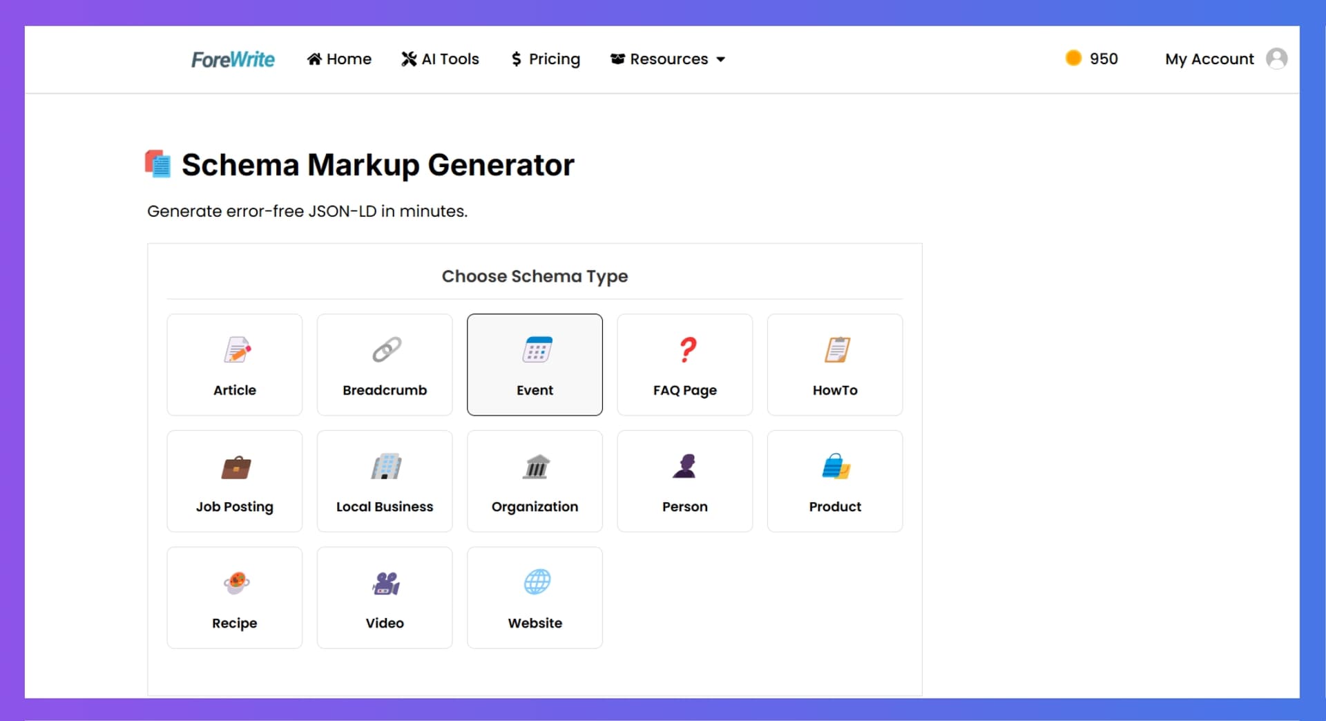 Forewrite Product Details