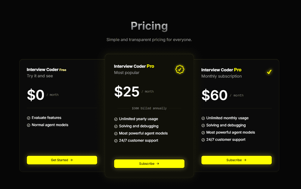 Interviewcoder Product Details