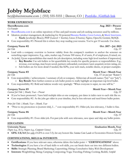 Sheets AI Resume Builder-1 Product Details
