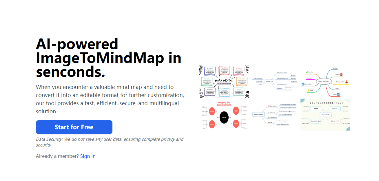 Image2mindmap Product Details