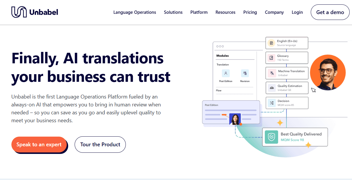 Unbabel Product Details