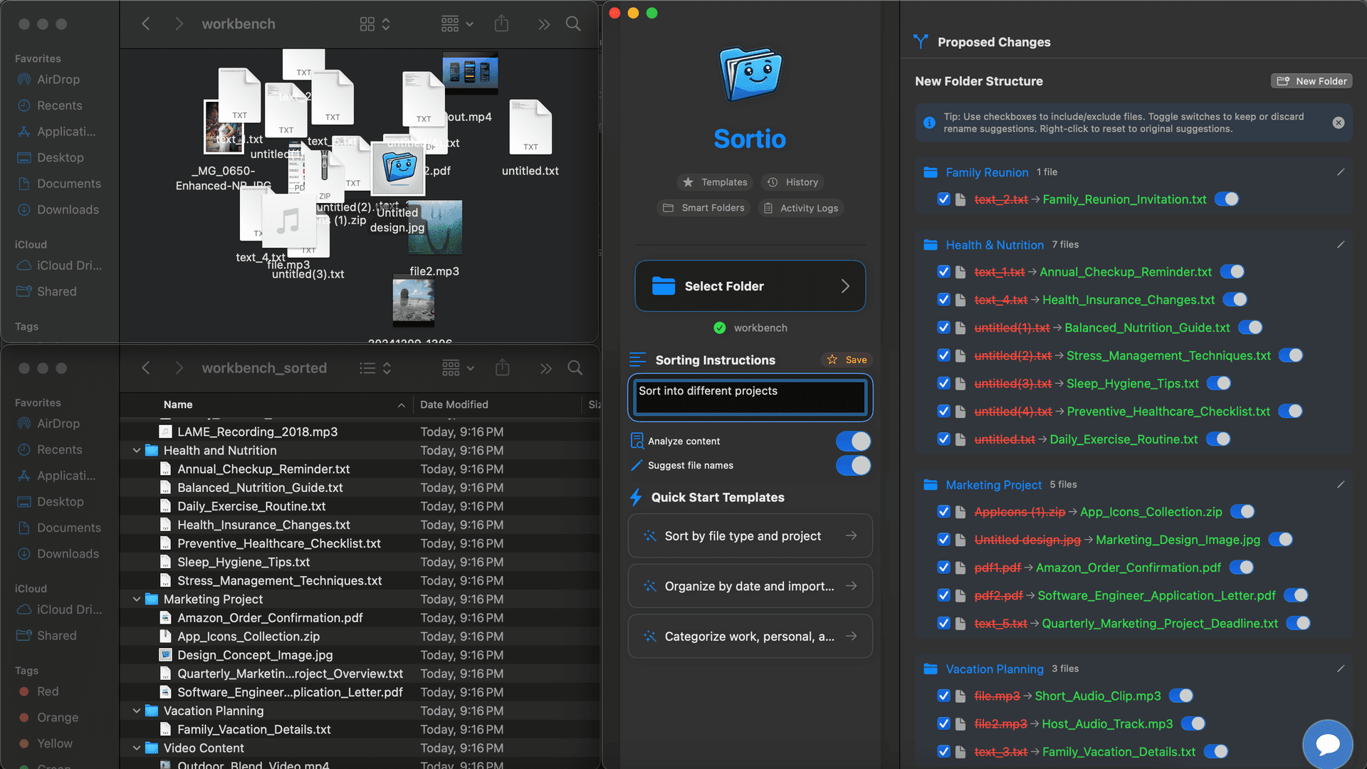 Sortio Product Details
