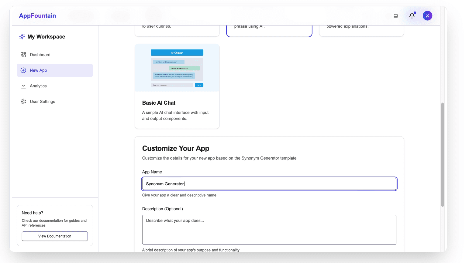 Appfountain Product Details
