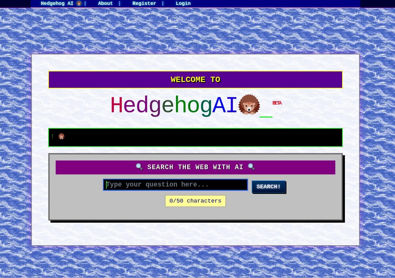 Hedgehog Chat Product Details
