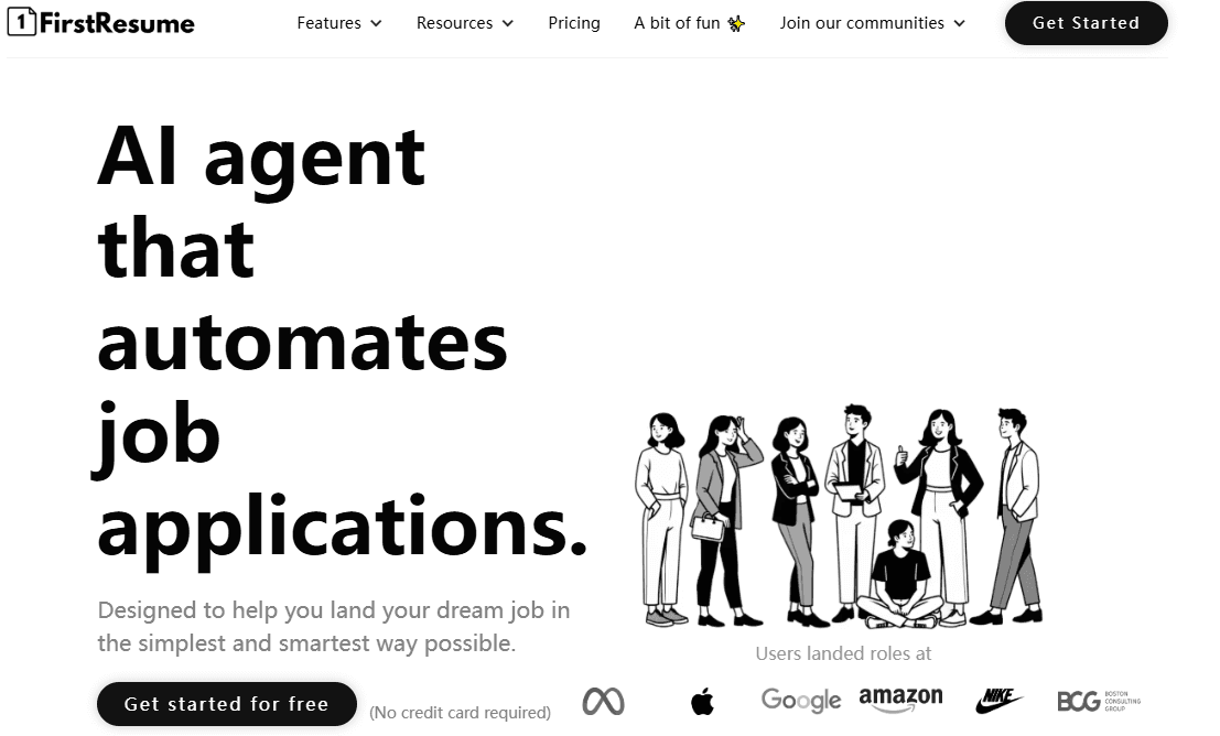Firstresume Product Details