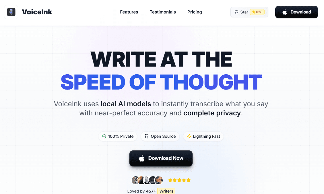 Voiceink Product Details