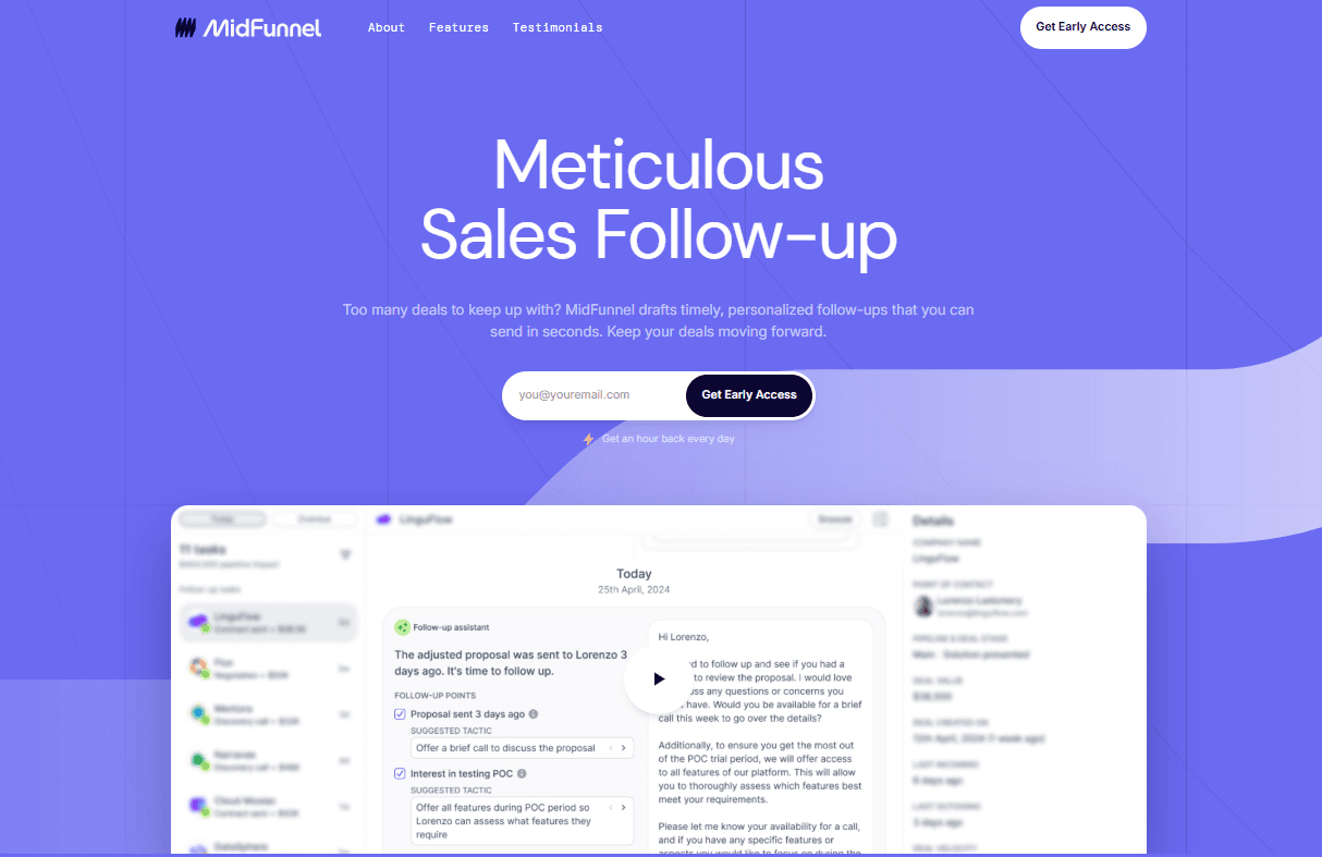 Midfunnel Product Details