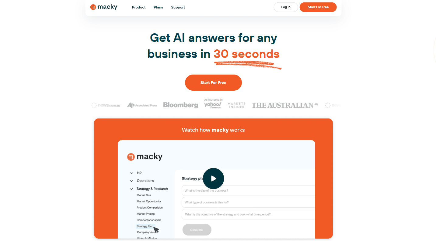 Macky Product Details