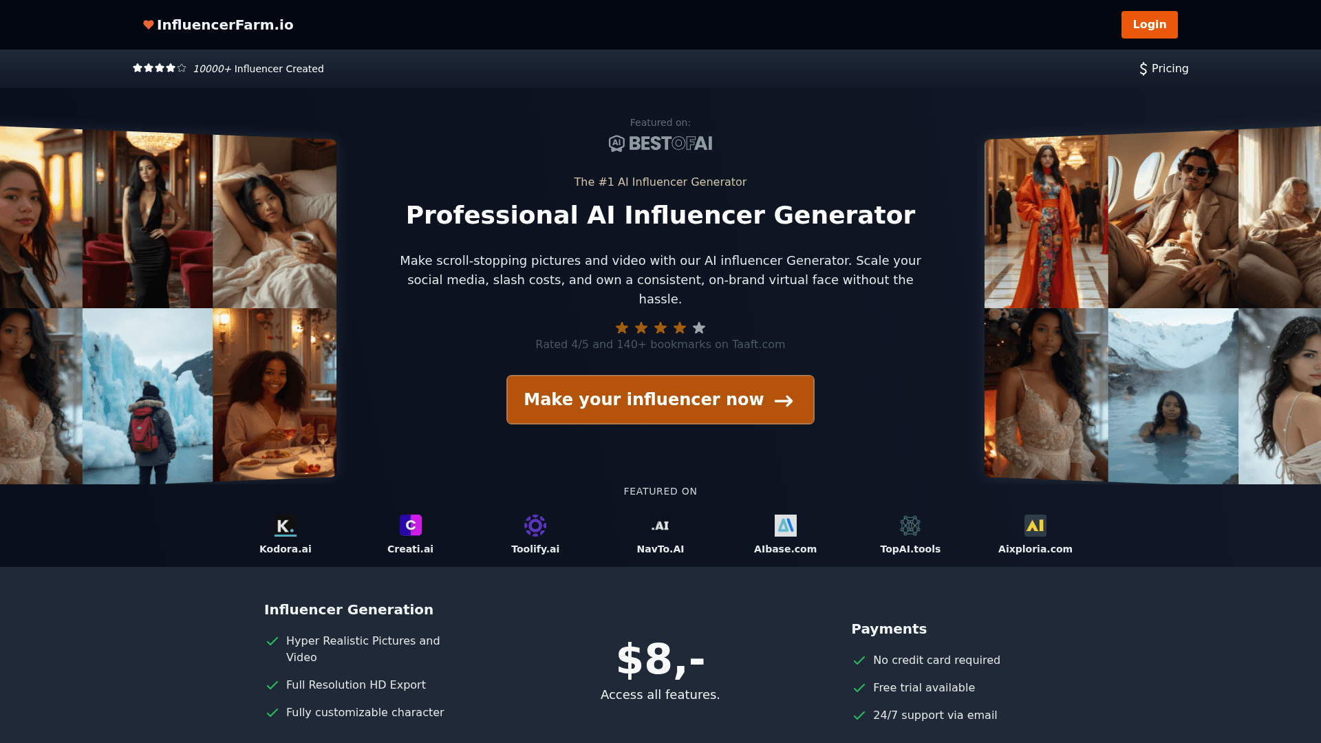 Influencerfarm.io Product Details