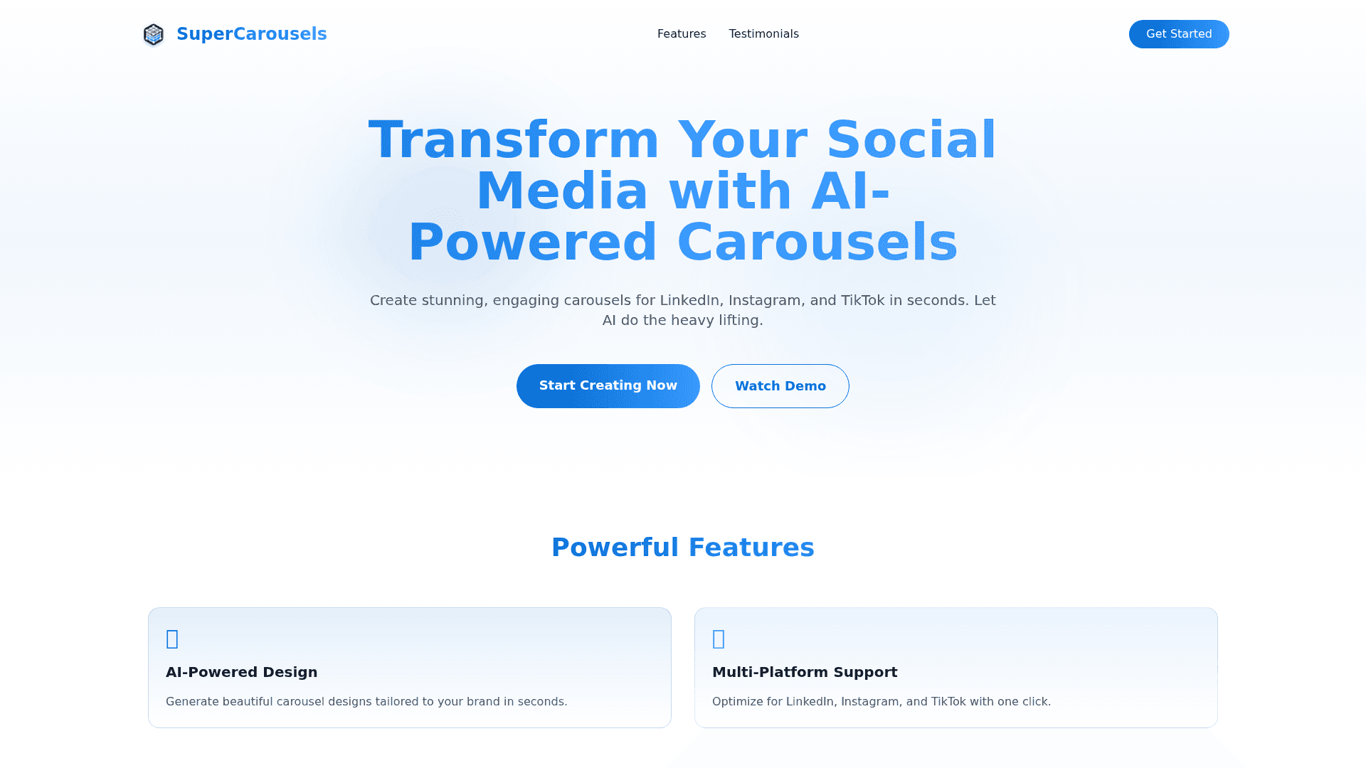 Supercarousels Product Details
