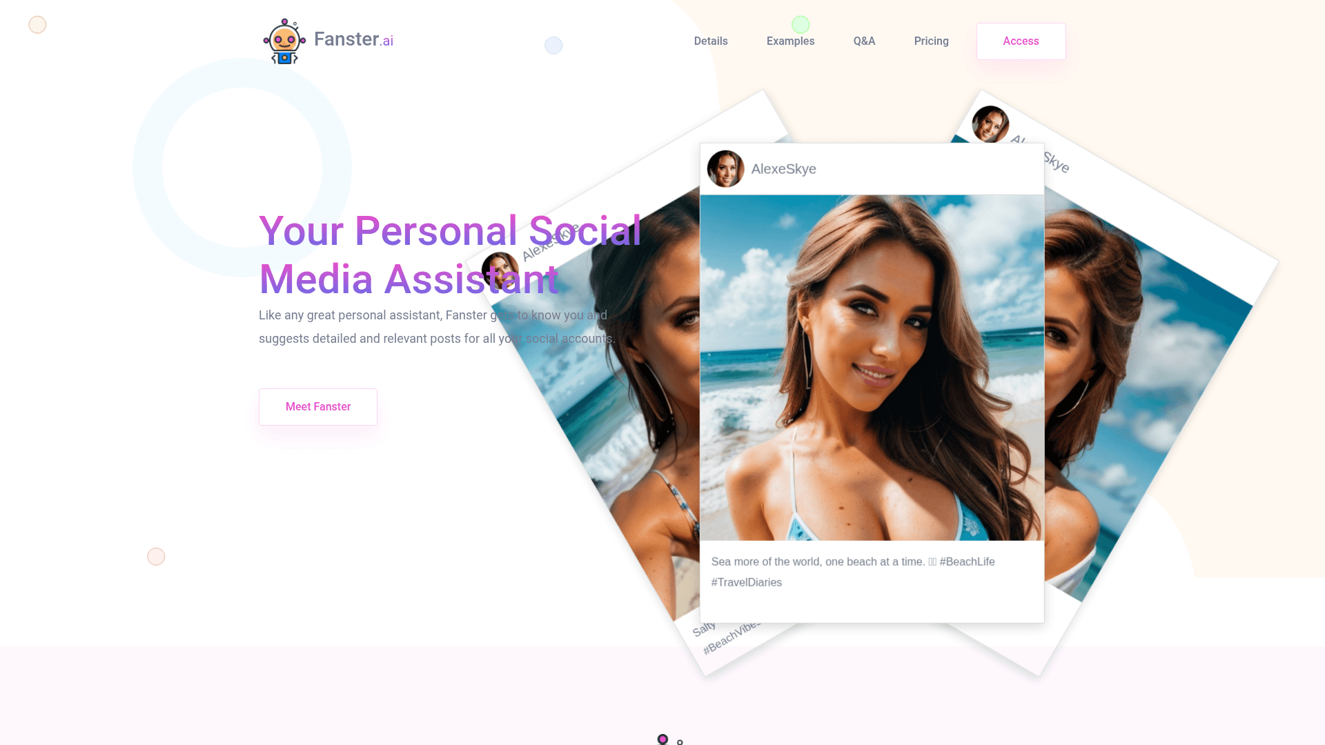 Fanster.ai Product Details
