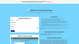 Translation Strings-0 Product Details
