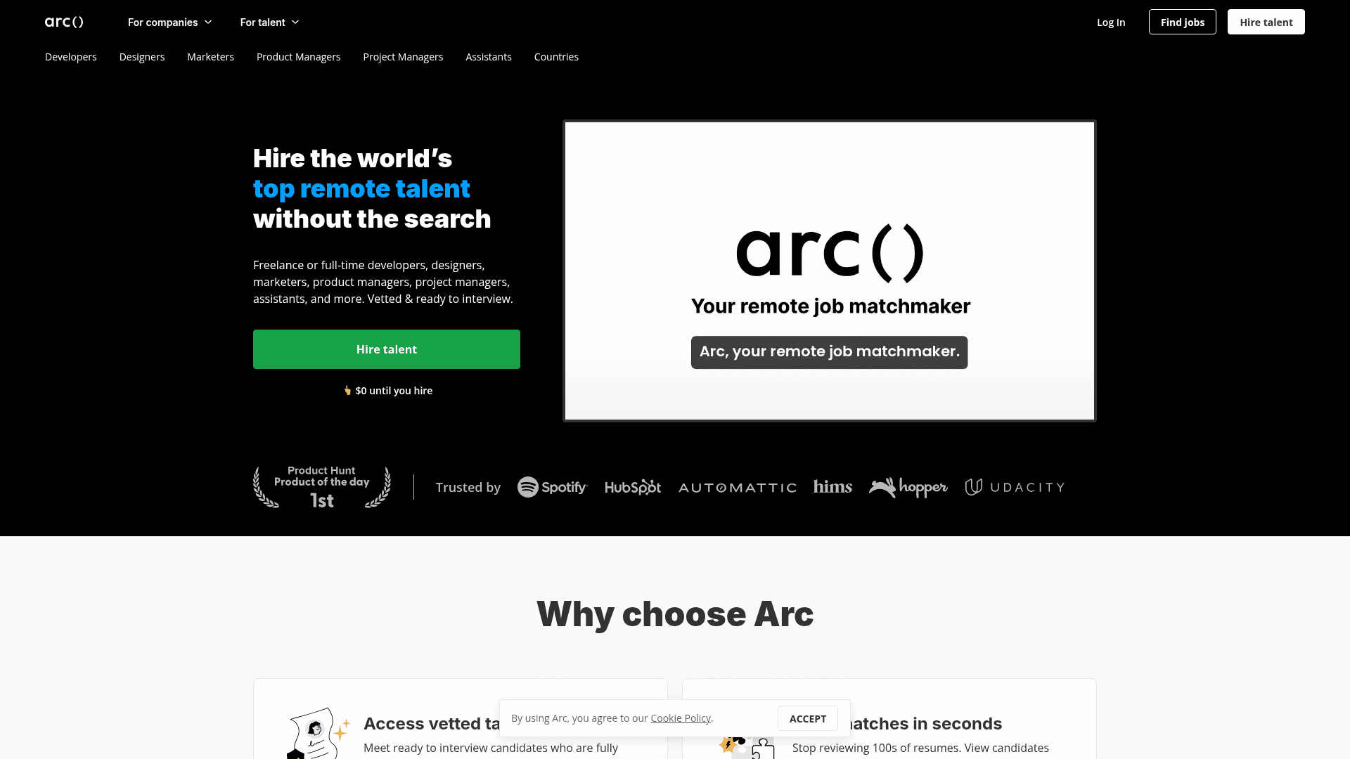 Arc Product Details