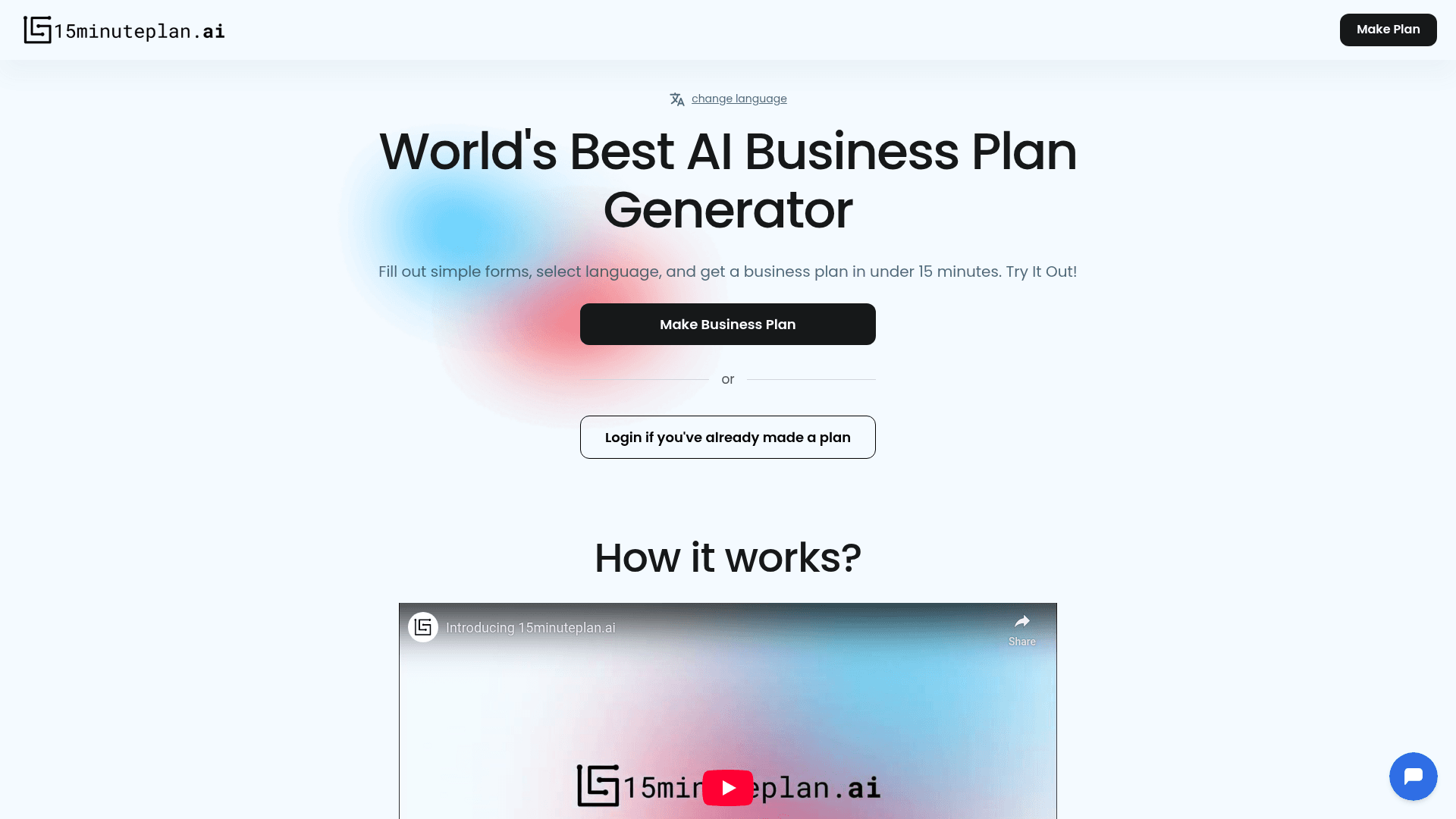 15minuteplan.ai Product Details
