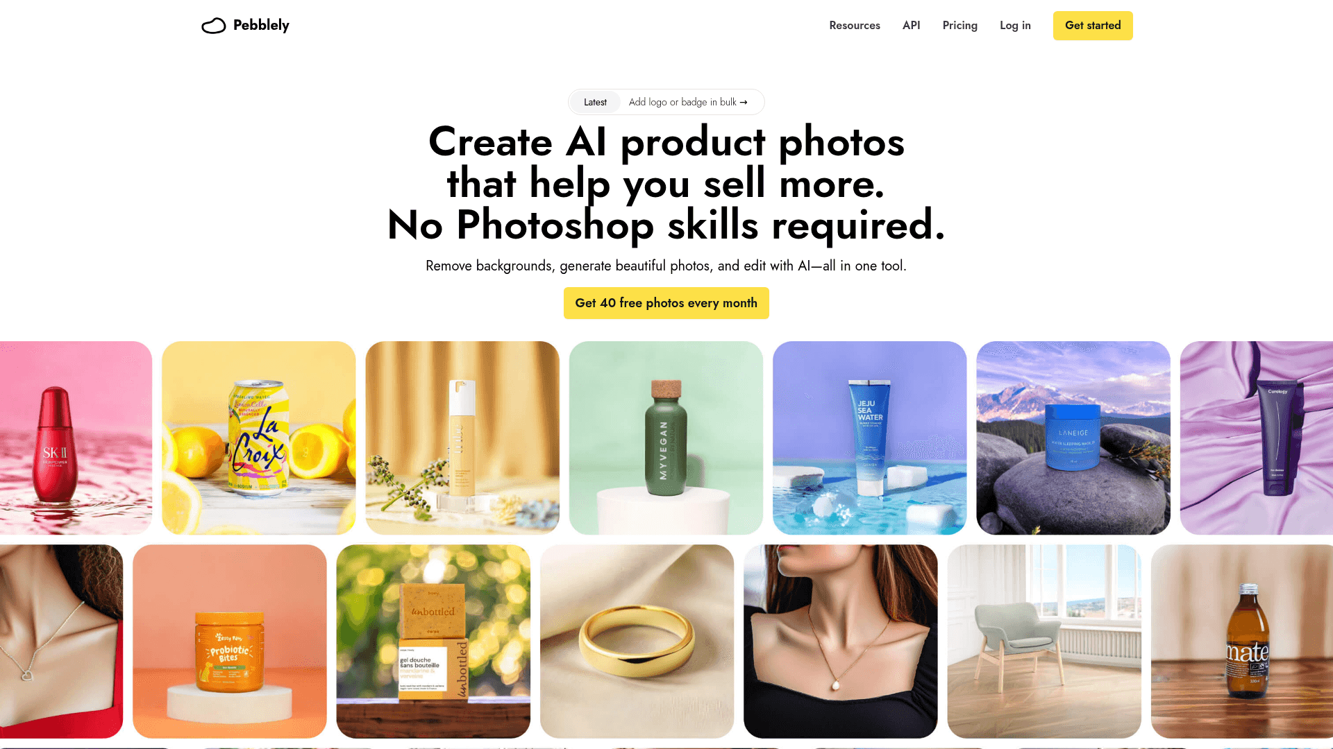 Pebblely Product Details