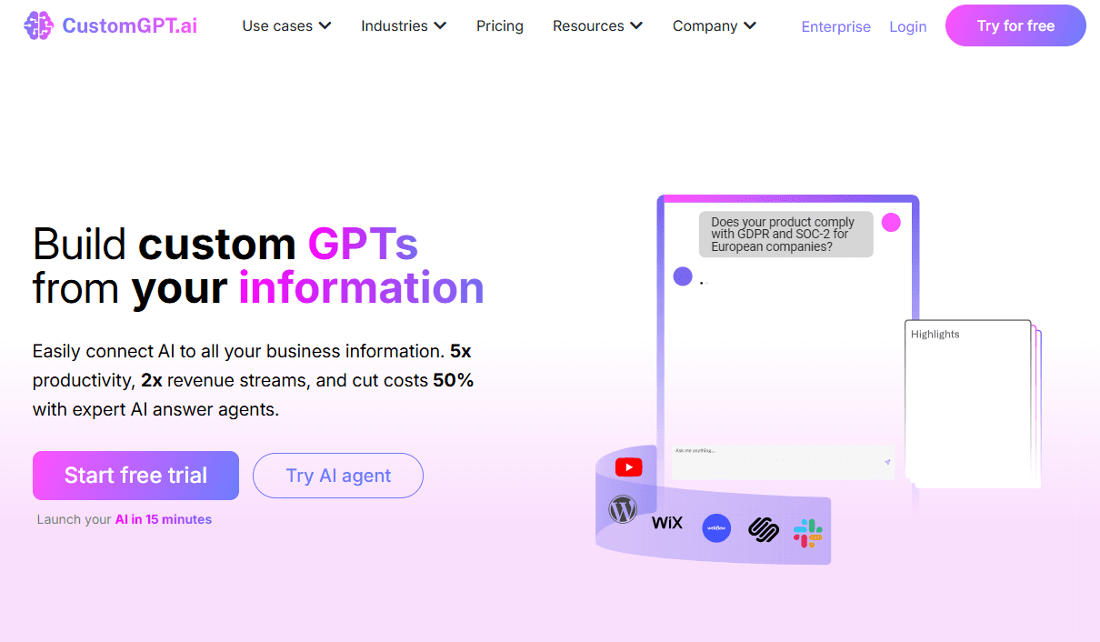 Customgpt Product Details