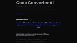 Code Converter AI-0 Product Details