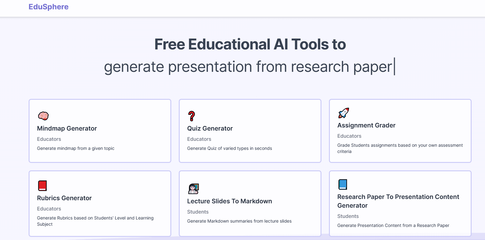 Edusphere Product Details