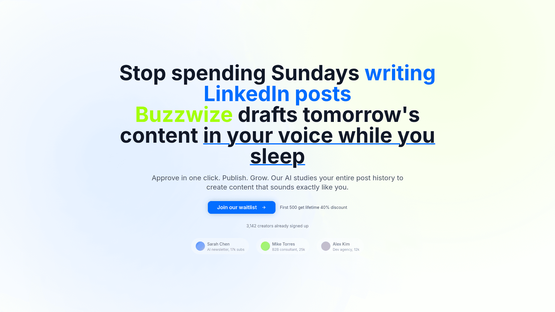 Buzzwize Product Details
