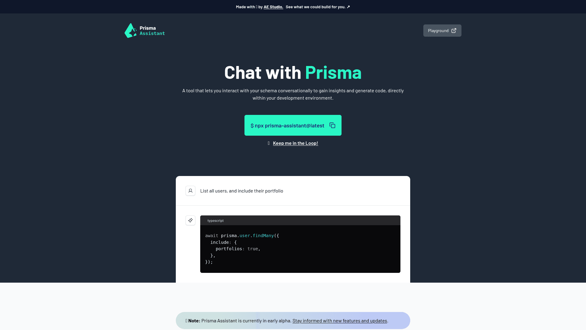 Prisma Assistant Product Details