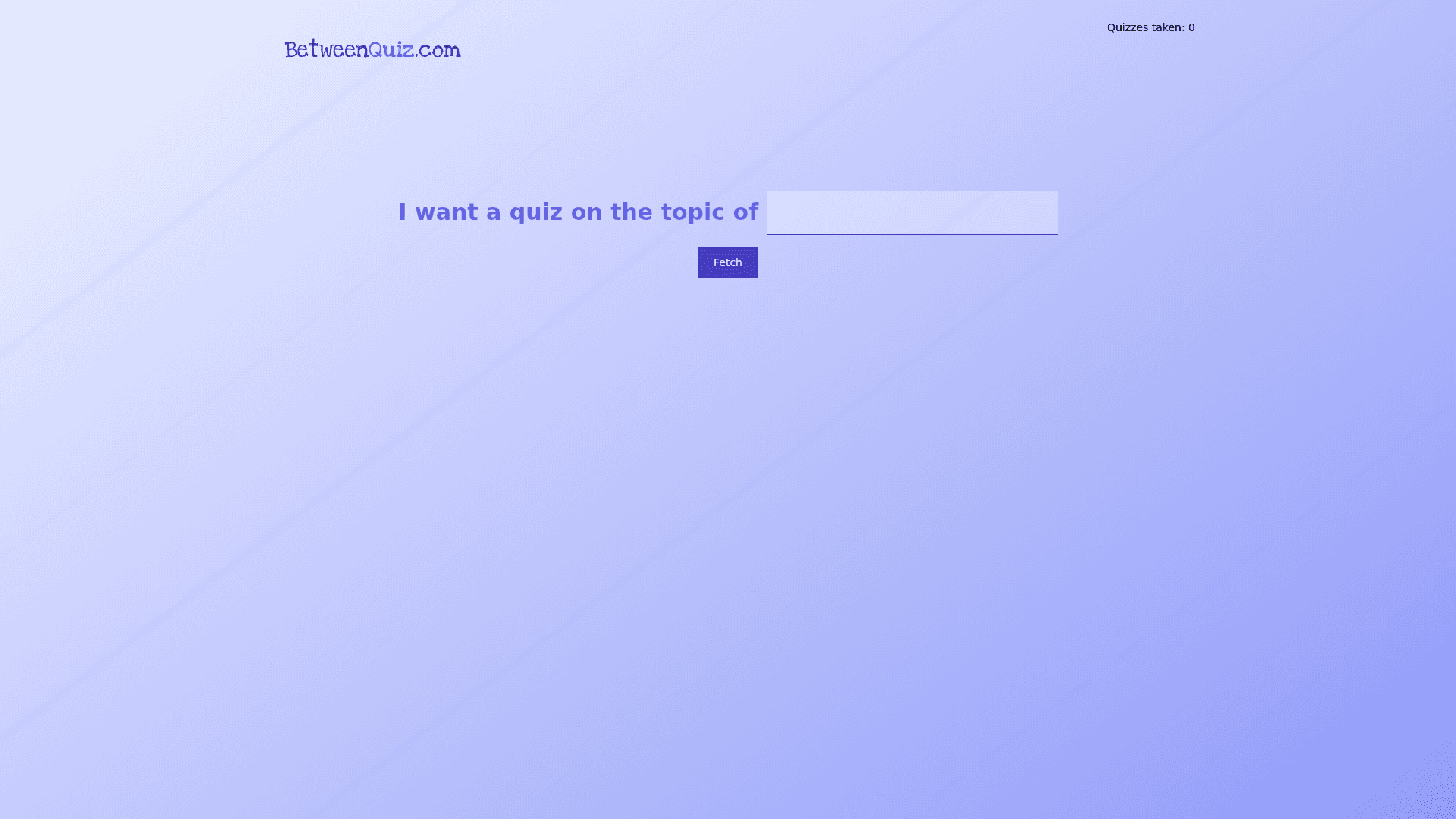 Betweenquiz Product Details