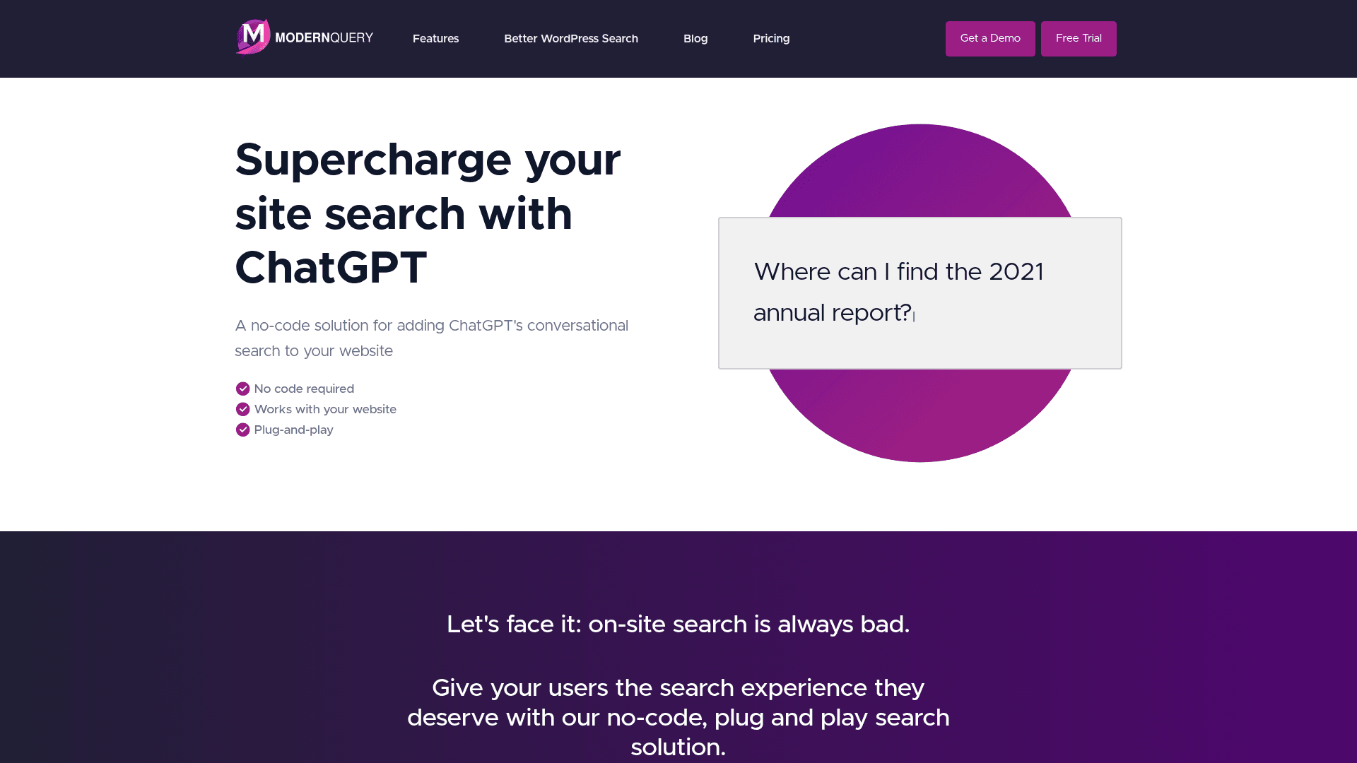 Modernquery Product Details