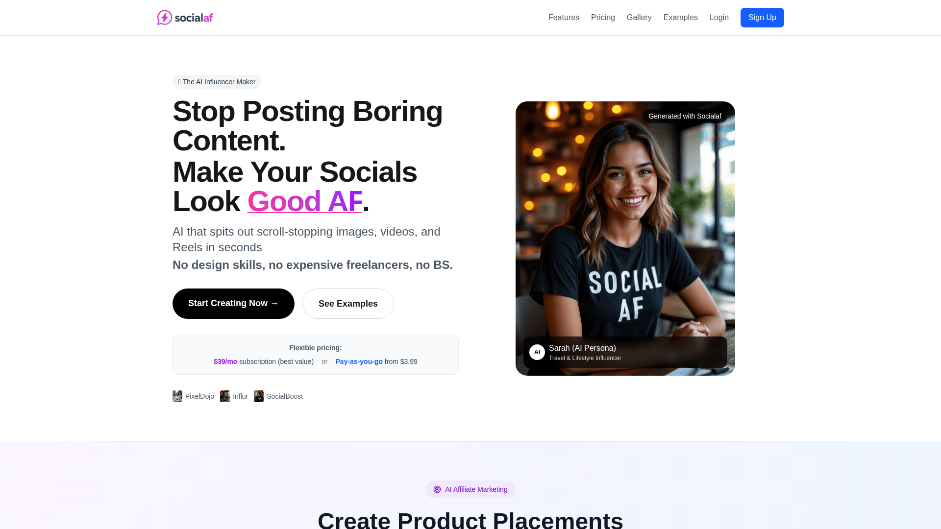Socialaf Product Details