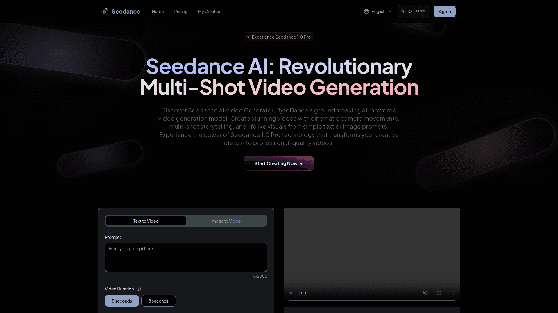 Seedance Product Details