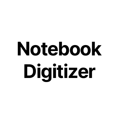 Notebook Digitizer