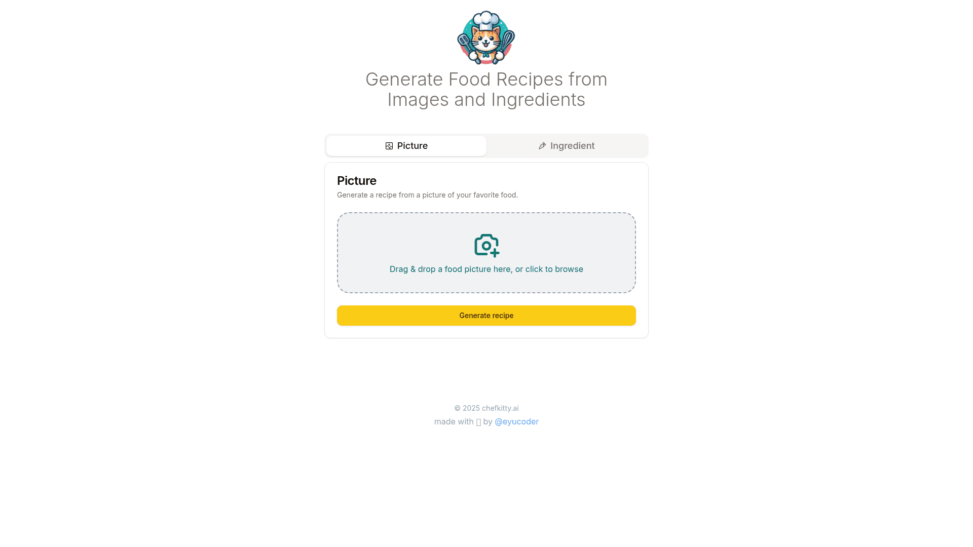 Chef Kitty AI Product Details