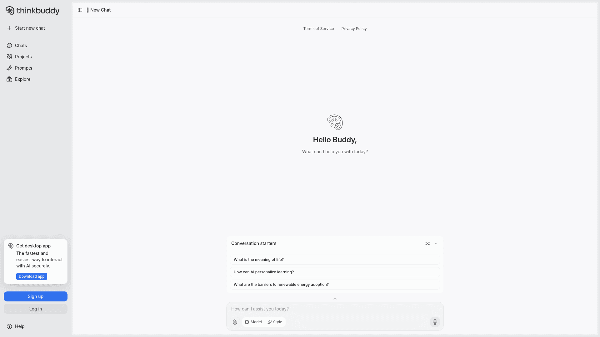 Thinkbuddy Product Details