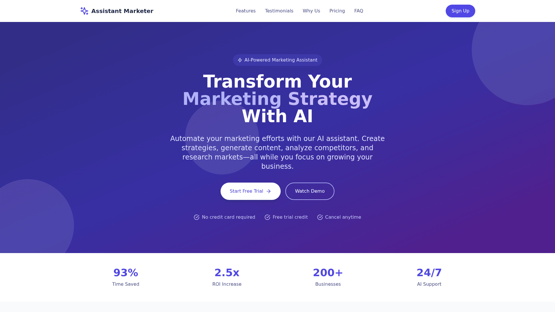 Assistant Marketer Product Details