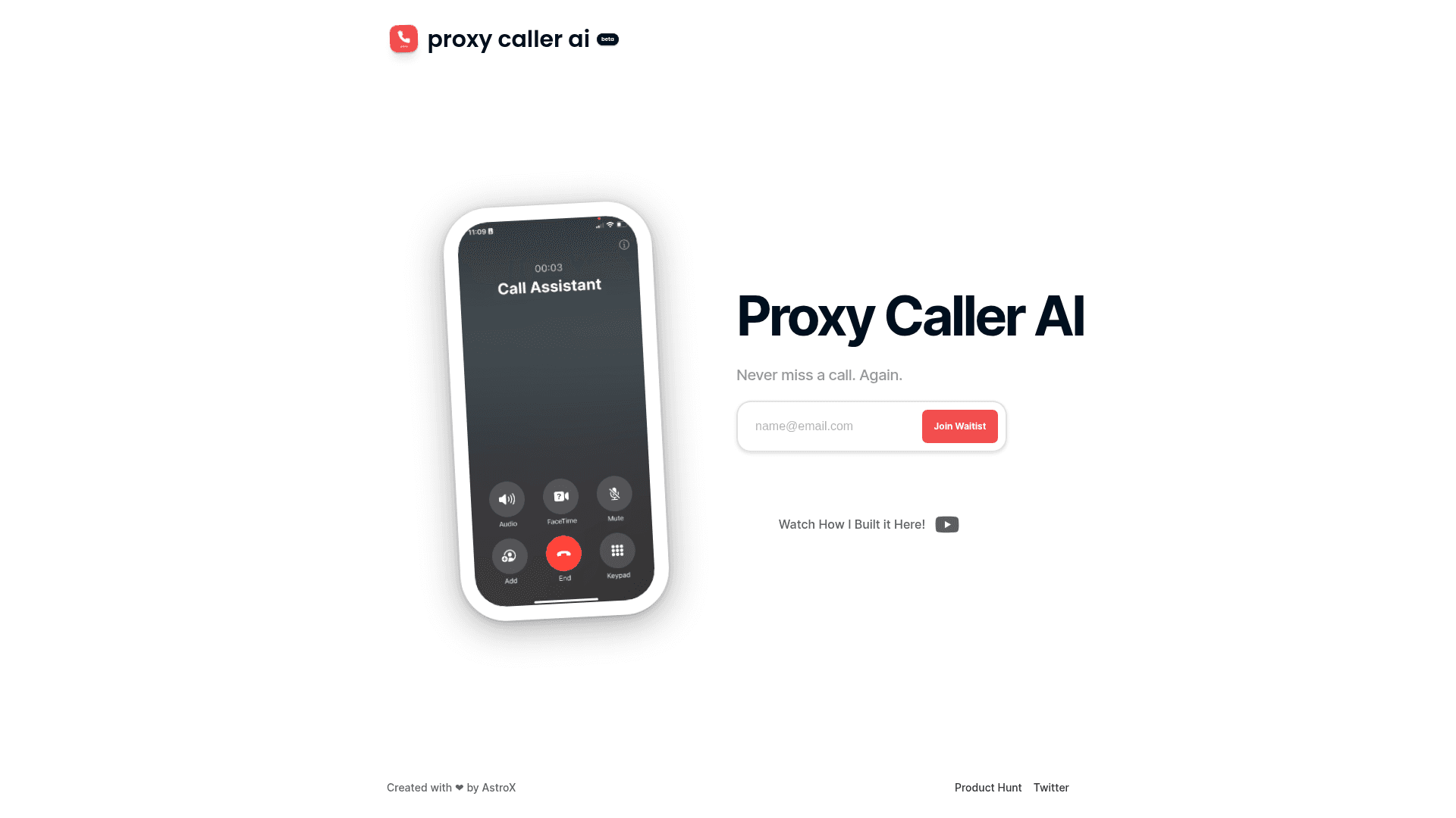 Proxy Caller AI Product Details