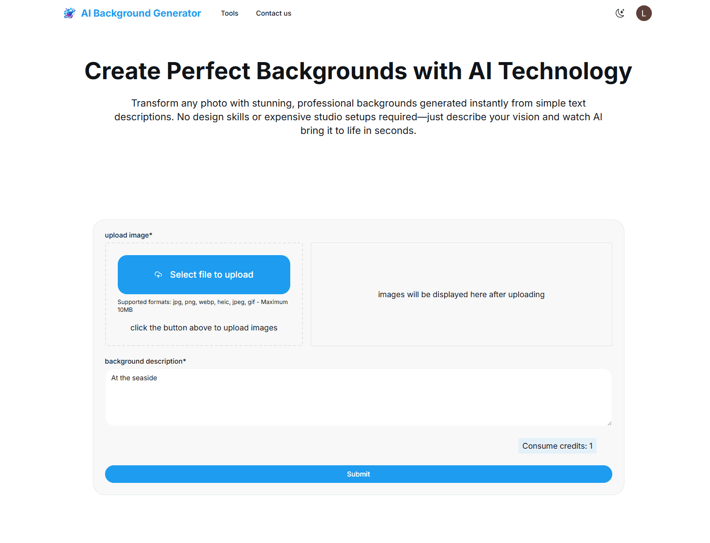 AI Background Generator Product Details