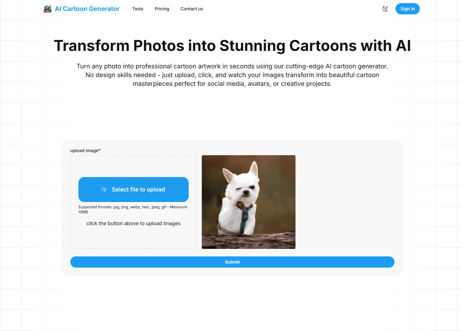 AI Cartoon Generator Product Details