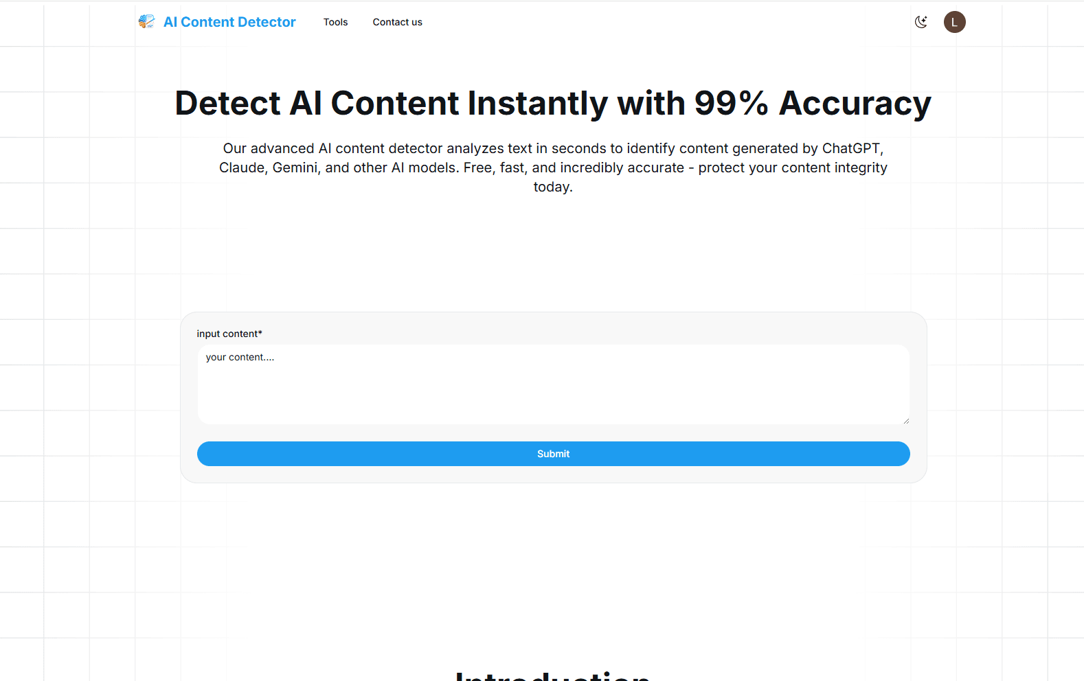 AI Content Detector Product Details