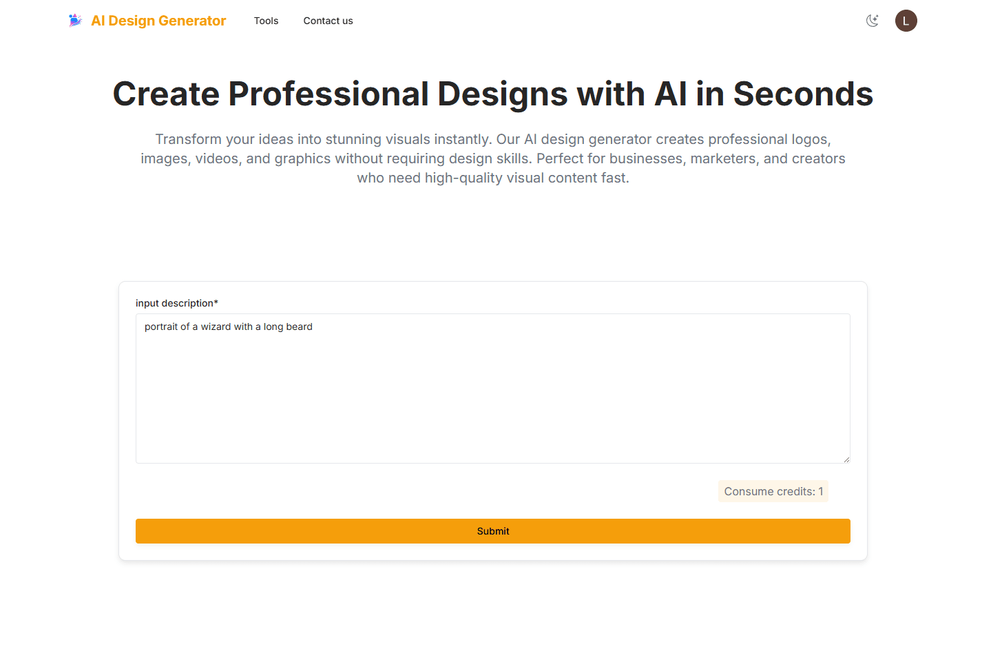 AI Design Generator Product Details