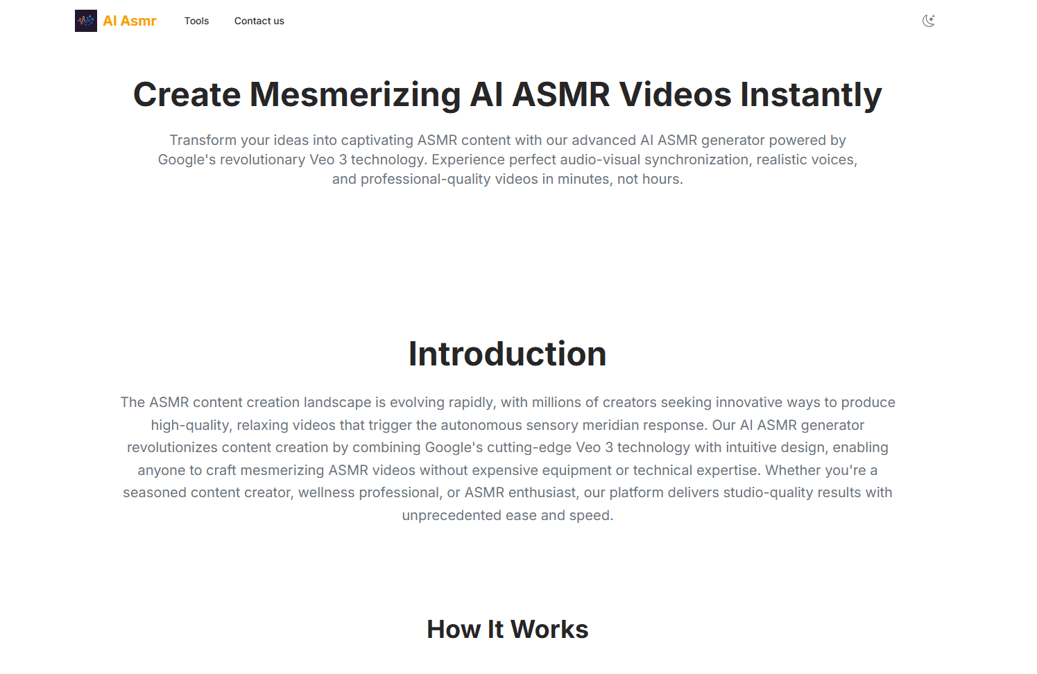 AI Asmr Product Details