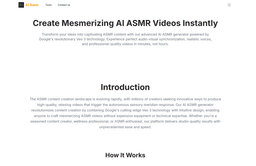 AI Asmr-0 Product Details