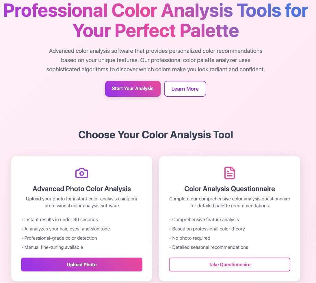 Color Analysis Tools Product Details