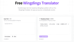Wingdings Translator-0 Product Details