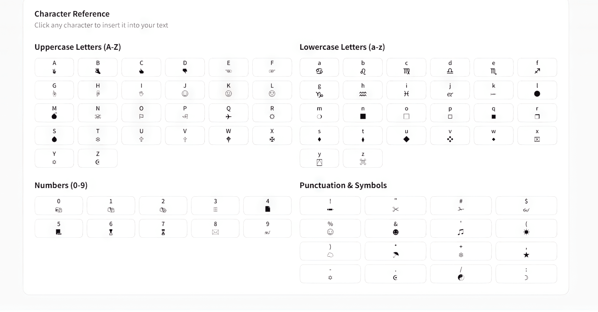 Wingdings Translator Product Details